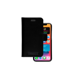 dbramante1928 Lynge - Flip cover per cellulare - pelle pieno fiore - nero - per