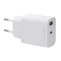 dbramante1928 re-charge - Alimentatore - 25 Watt - 2 connettori di uscita (USB-C (CH25EUWH7244)
