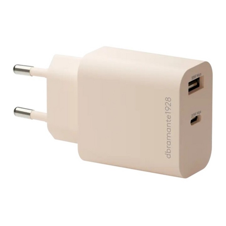 dbramante1928 re-charge - Alimentatore - 20 watt - 2 connettori di uscita (USB-C (CH18EUBE7204)
