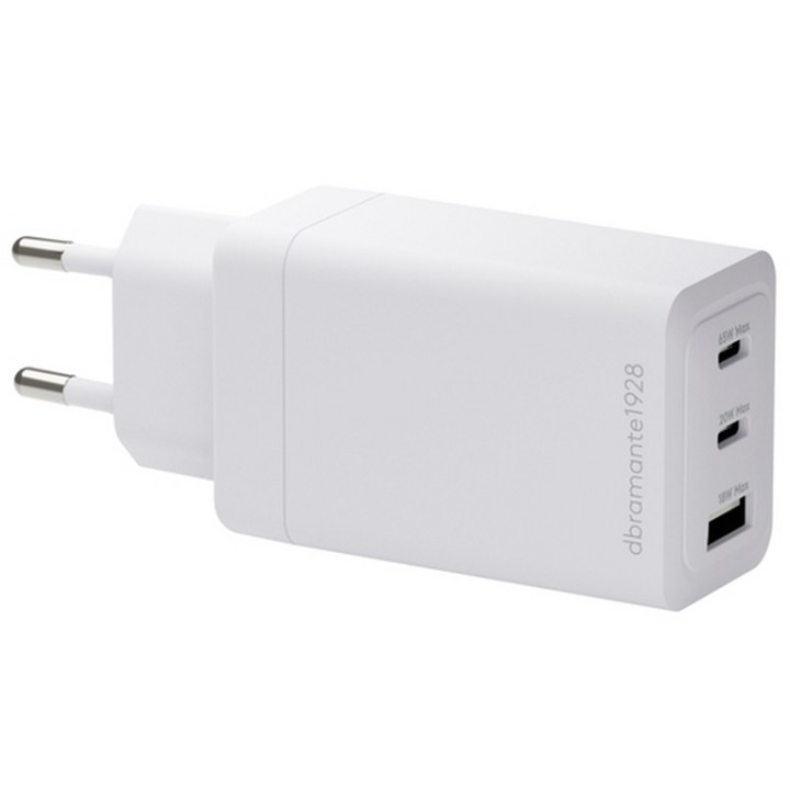 dbramante1928 re-charge - Alimentatore - 65 Watt - 3 connettori di uscita (2 x U (CI65EUBL7232)