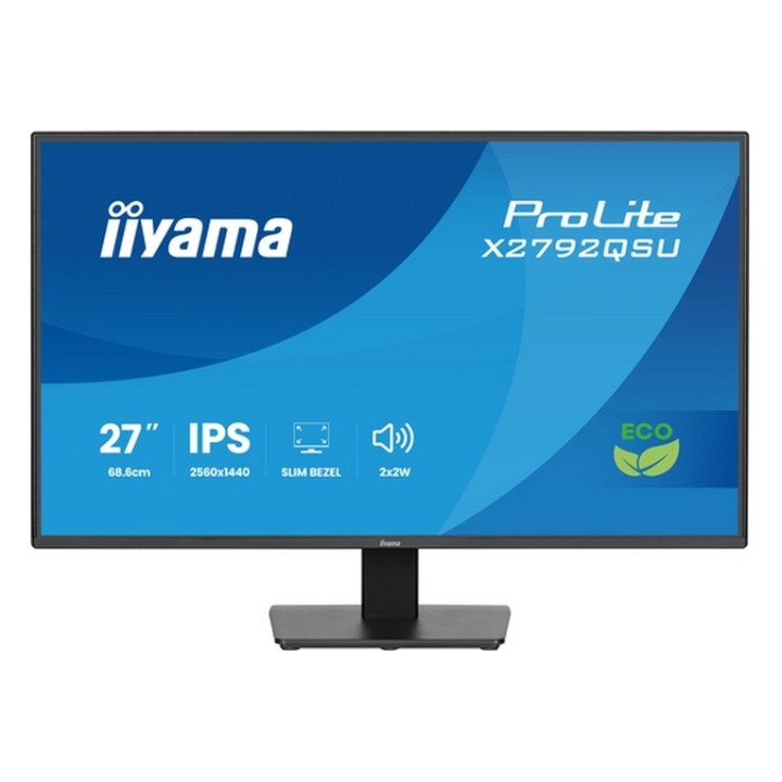 iiyama ProLite X2792QSU-B1 - Monitor a LED - 27" - 2560 x 1440 WQHD @ 70 Hz - IP