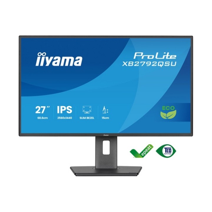 iiyama ProLite XB2792QSU-B1 - Monitor a LED - 27" - 2560 x 1440 QHD @ 120 Hz - I