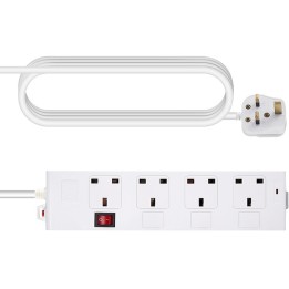 Vision - Strip alimentazione - 230 V c.a. V - ingresso: BS 1363 - connettori di (TC-PSTRP4UK)