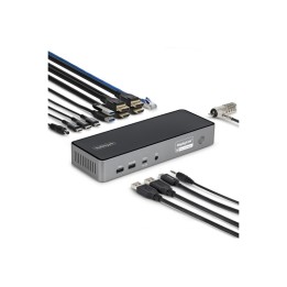 StarTech.com - Docking station - per laptop - USB-C - 2 x HDMI, 2 x DP, USB-C -