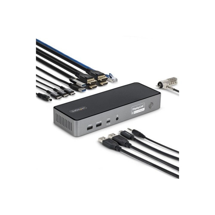 StarTech.com - Docking station - per laptop - USB-C - 2 x HDMI, 2 x DP, USB-C -
