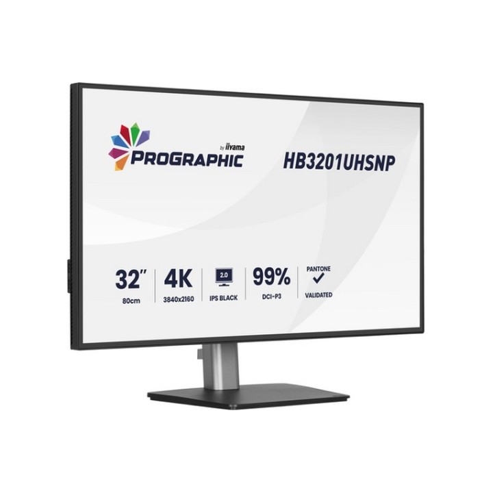 Iiyama ProGraphic HB3201UHSNP-B1 - Monitor a LED - 31.5" - 3840 x 2160 4K @ 60 H