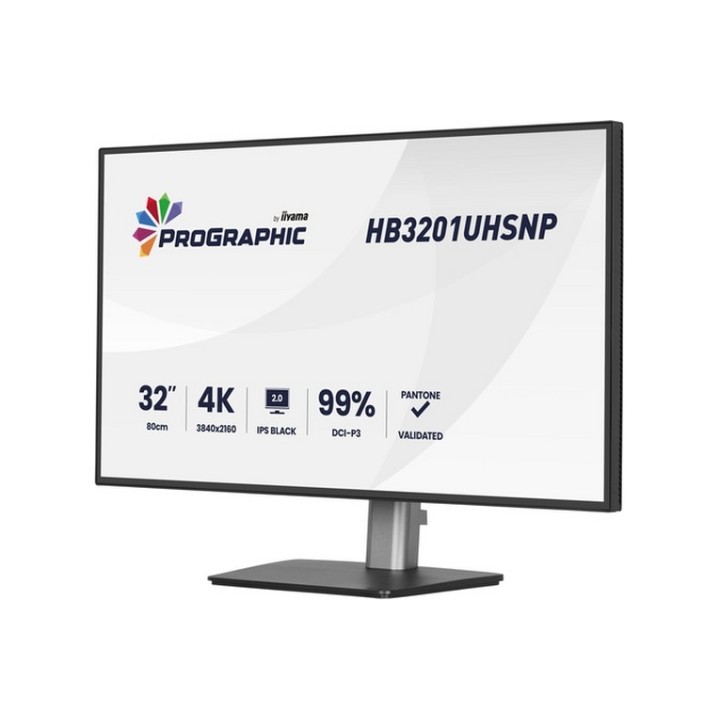 Iiyama ProGraphic HB3201UHSNP-B1 - Monitor a LED - 31.5" - 3840 x 2160 4K @ 60 H (HB3201UHSNP-B1)