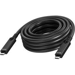 Vision - Cavo USB - USB-C (M) a USB-C (M) - USB 3.2 - 3 A - 15 m - supporta 4K 6 (TC 15MUSBC/BL)