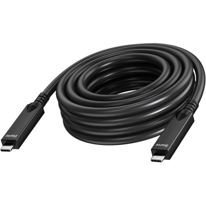 Vision - Cavo USB - USB-C (M) a USB-C (M) - USB 3.2 - 3 A - 15 m - supporta 4K 6