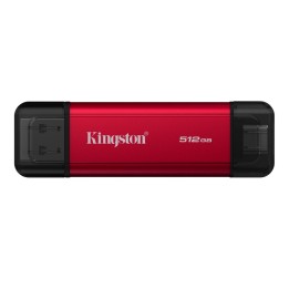 Kingston Dual - SSD - 512 GB - esterno (portatile) - USB 3.2 Gen 2