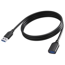 Vision - Prolunga USB - USB Tipo A (F) a USB Tipo A (M) - USB 3.0 - 2 m - nero