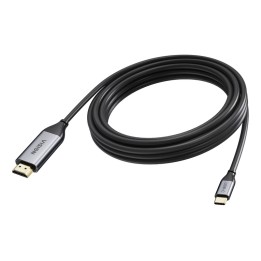 VISION - Cavo adattatore - USB-C maschio a HDMI maschio - 5 m - Coassiale - nero