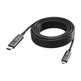 VISION - Cavo adattatore - USB-C maschio a HDMI maschio - 15 m - fibra ottica -