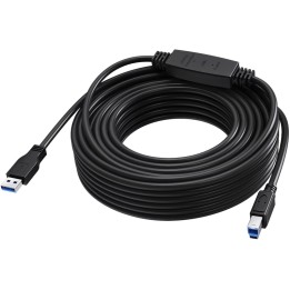 Vision - Cavo USB - USB Tipo A (M) a USB Type B (M) - USB 3.0 - 15 m - booster a