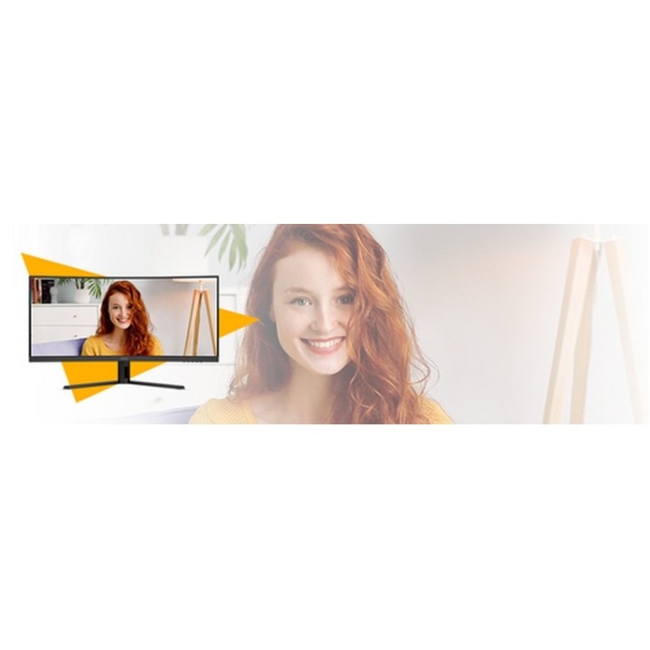 AOC Basic-line CU34B3E - B3 Series - monitor a LED - curvato - 34" - 3440 x 1440
