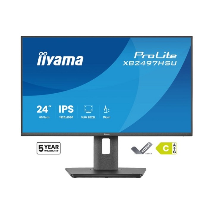 iiyama ProLite XB2497HSU-B1 - Monitor a LED - 24" (23.8" visualizzabile) - 1920 (XB2497HSU-B1)