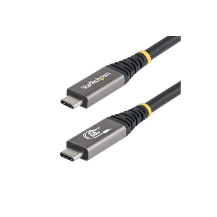 StarTech.com - Cavo USB - USB-C (M) a USB-C (M) - USB 3.2 / USB4 / Thunderbolt 3 (CC3M20GUSB4CX)