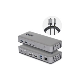 StarTech.com - Docking station - per laptop - USB-C 3.2 Gen 2 - 2 x DP - 1GbE -