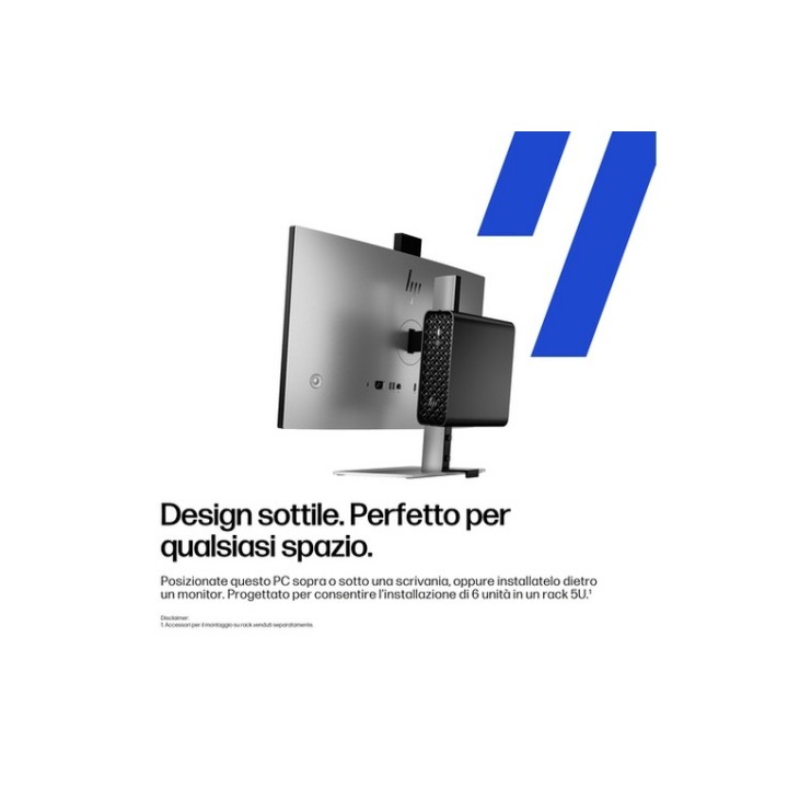 HP Workstation Z2 G1i - AI Workstation, AI PC - mini 5U - 1 x Core Ultra 7 265 / (D4TB3ETABZ)