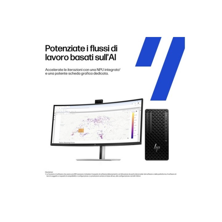 HP Z1 G1i - AI PC, AI Workstation - tower 1 x Core Ultra 9 285 / fino a 5.6 GHz