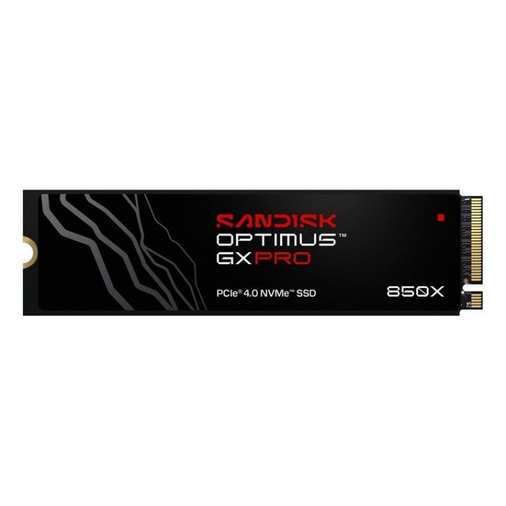 SanDisk Optimus GX PRO 850X - SSD - crittografato - 4 TB - interno - M.2 2280 D5 (SDSP81400TAN-000E0)