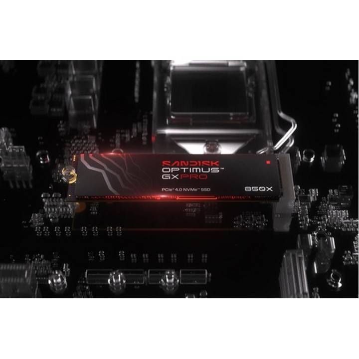 SanDisk Optimus GX PRO 850X - SSD - crittografato - 4 TB - interno - M.2 2280 D5 (SDSP81400TAN-000E0)