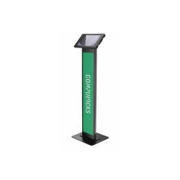 Compulocks Galaxy Tab A9+ Apex Enclosure Brandable Floor Stand Black - Supporto