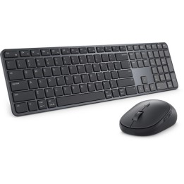 Dell Pro 7 KM726 - Set mouse e tastiera - Slim - senza fili - 2.4 GHz, Bluetooth