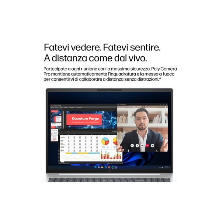 HP EliteBook 8 G2a Notebook Next Gen AI - Copilot+ PC - design della cerniera a