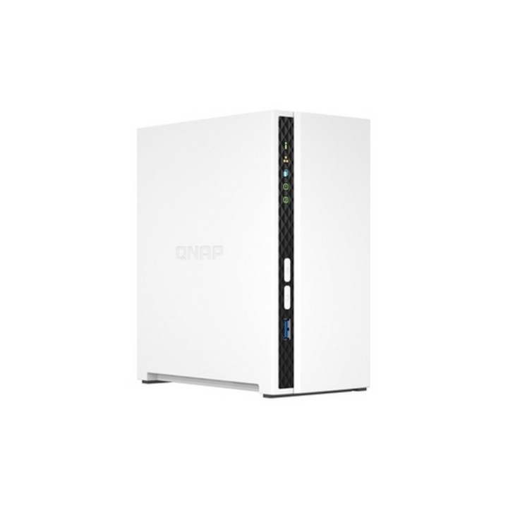 QNAP TS-233 - Server NAS - 2 alloggiamenti - SATA 6Gb/s - RAID 0, 1, JBOD - RAM