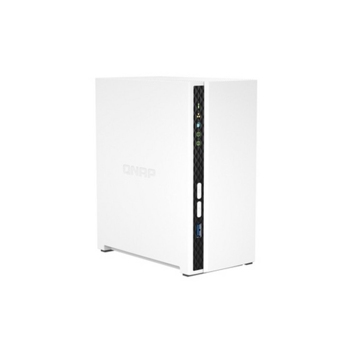 QNAP TS-233 - Server NAS - 2 alloggiamenti - SATA 6Gb/s - RAID 0, 1, JBOD - RAM