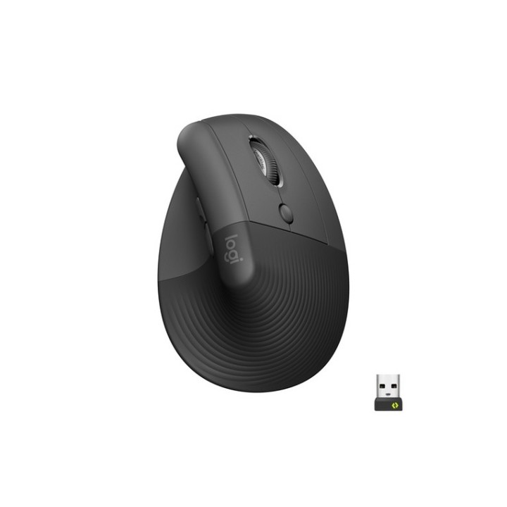 Logitech Lift Vertical Ergonomic Mouse - Mouse verticale - ergonomico - ottica -