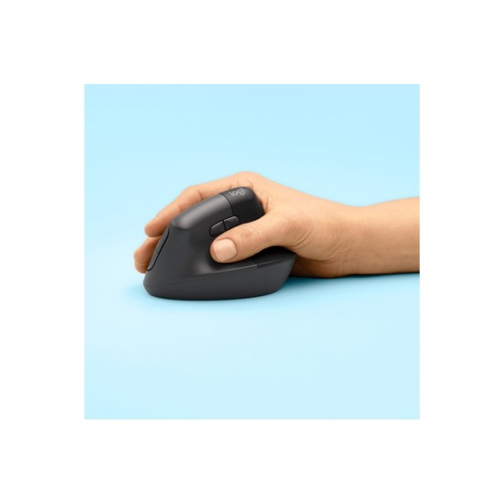 Logitech Lift Vertical Ergonomic Mouse - Mouse verticale - ergonomico - ottica -