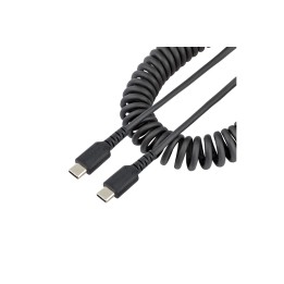 StarTech Cavo USB C Ricarica Veloce da 1m, Cavetto USB tipo C 2.0 Spiralato di A