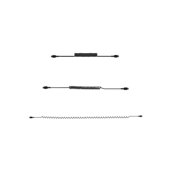 StarTech Cavo USB C Ricarica Veloce da 1m, Cavetto USB tipo C 2.0 Spiralato di A (R2CCC-1M-USB-CABLE)