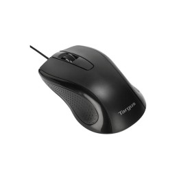 Targus Full-Size - Mouse - antimicrobico - ottica - cablato - USB - nero