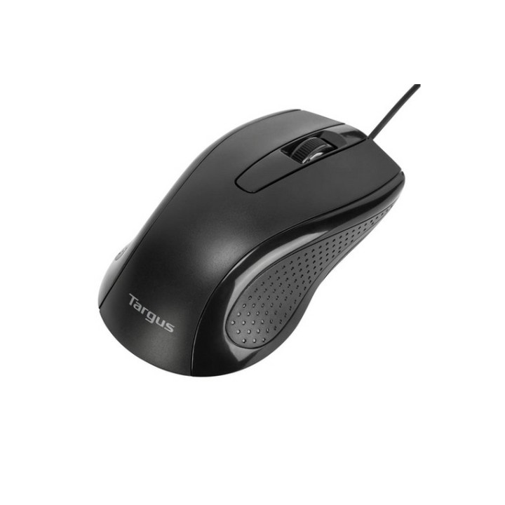 Targus Full-Size - Mouse - antimicrobico - ottica - cablato - USB - nero