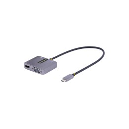 StarTech.com Adattatore USB-C a HDMI/VGA, 4K 60Hz HDR con Audio, PD 100W - Docki