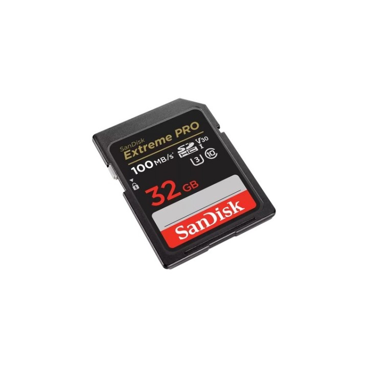 SanDisk Extreme PRO - Scheda di memoria flash - 32 GB - Video Class V30 / UHS-I (SDSDXXO-032G-GN4IN)