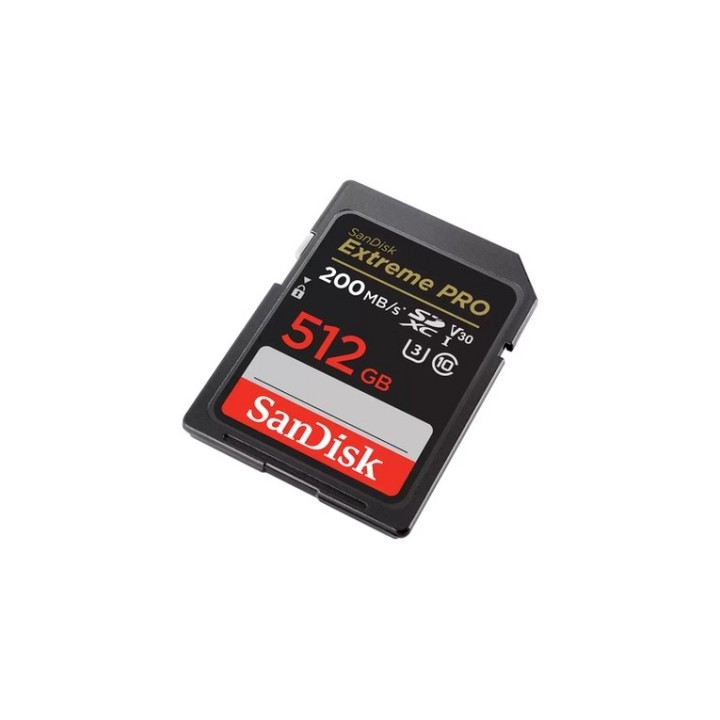 SanDisk Extreme PRO - Scheda di memoria flash - 512 GB - Video Class V30 / UHS-I (SDSDXXD-512G-GN4IN)