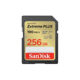 SanDisk Extreme PLUS - Scheda di memoria flash - 256 GB (SDSDXWV-256G-GNCIN)