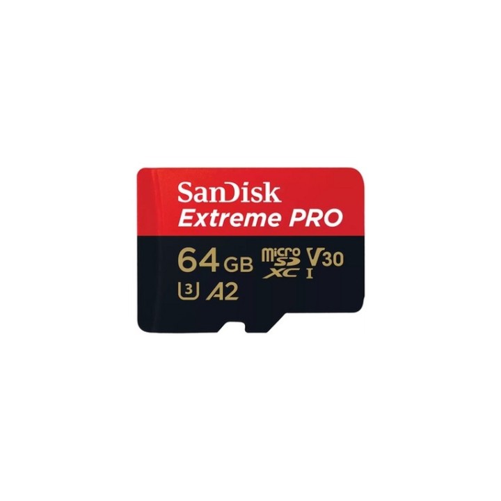 SanDisk Extreme PRO - Scheda di memoria flash (adattatore da microSDXC a SD in d (SDSQXCU-064G-GN6MA)
