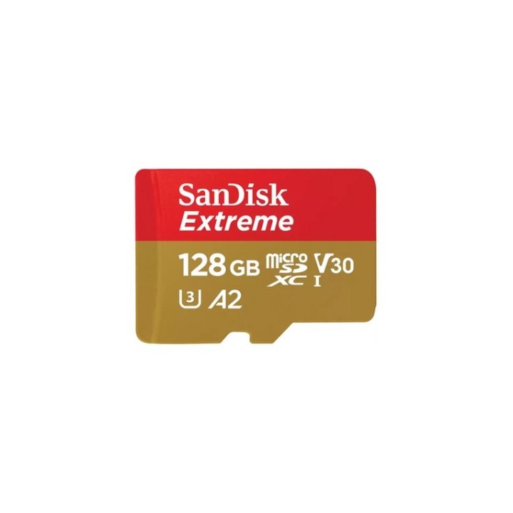 SanDisk Extreme - Scheda di memoria flash (adattatore da microSDXC a SD in dotaz