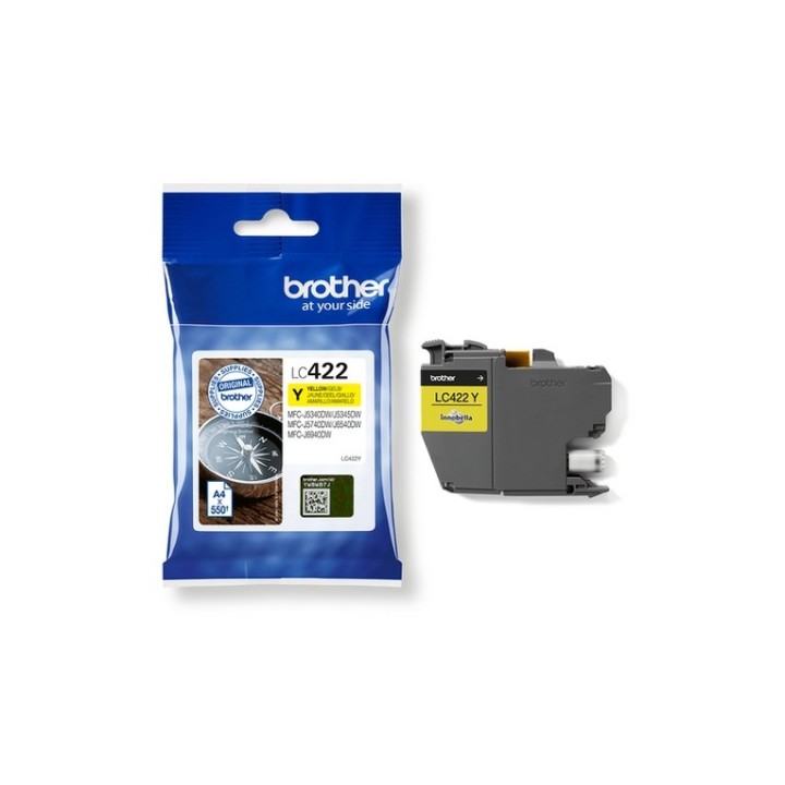 Brother LC422Y - Giallo - originale - cartuccia d'inchiostro - per Brother MFC-J