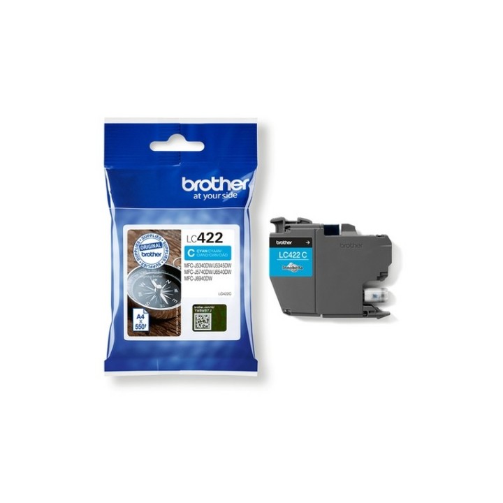 Brother LC422C - Ciano - originale - cartuccia d'inchiostro - per Brother MFC-J5