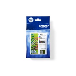 Brother LC422XL - Confezione da 4 - nero, giallo, ciano, magenta - originale - c