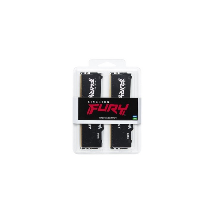 Kingston FURY Beast RGB - DDR5 - kit - 32 GB: 2 x 16 GB - DIMM 288-PIN - 5600 MT (KF556C40BBAK2-32)