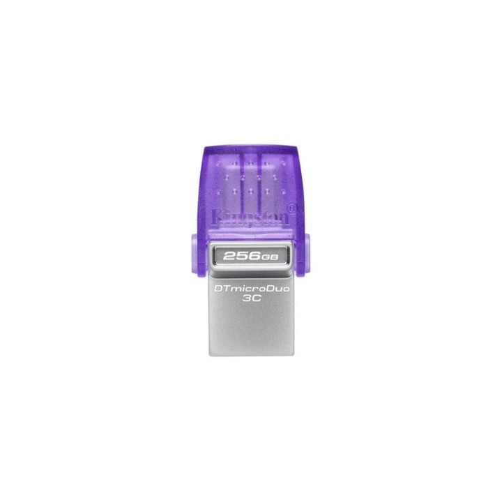 Kingston DataTraveler microDuo 3C - Chiavetta USB - 256 GB - USB 3.2 Gen 1 / USB