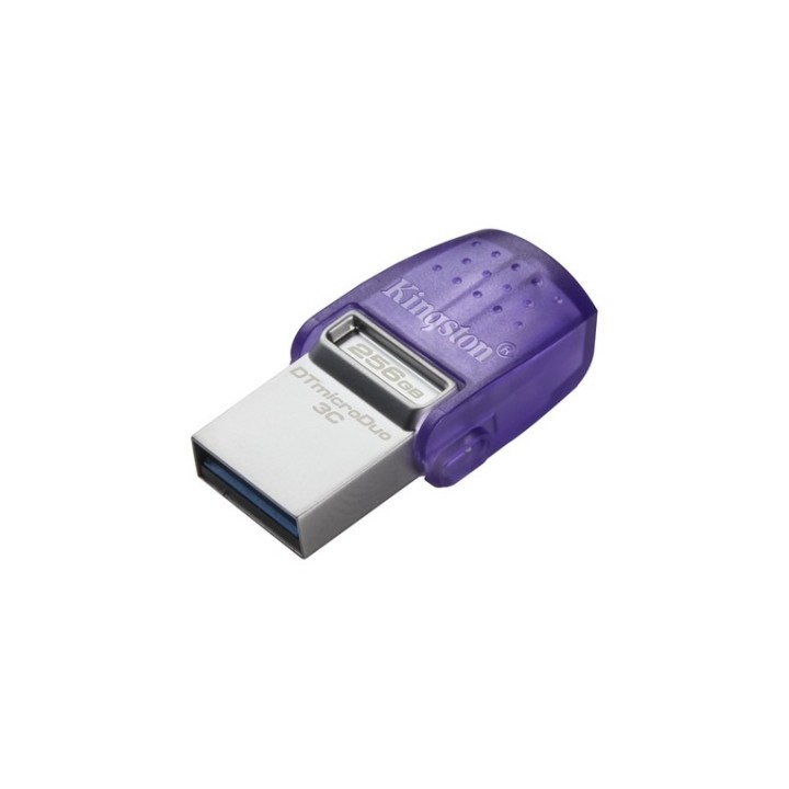 Kingston DataTraveler microDuo 3C - Chiavetta USB - 256 GB - USB 3.2 Gen 1 / USB