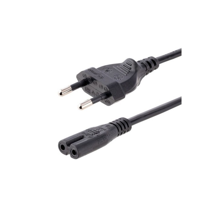 StarTech.com Cavo di Alimentazione CA da 3m, Spina Schuko a C5 2.5A-250V, 18AWG, (752E-3M-POWER-LEAD)